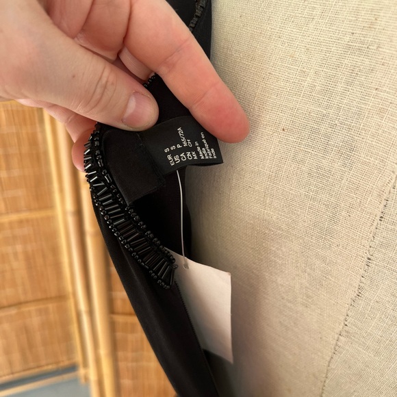 NWT Black and silver sequin romper - Picture 5 of 6